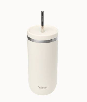 COLD CUP MAGENTA 47CL AVEC PAILLE INOX ET GOUPILLON