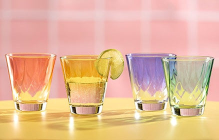VERRES BAS TWIST COULEURS
