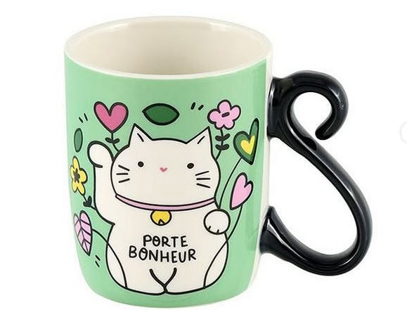 MUG CHAT BONHEUR