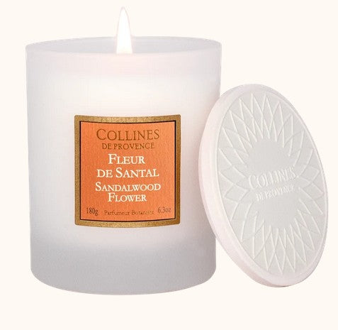 BOUGIE 180G FLEUR DE SANTAL