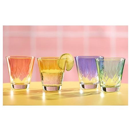 VERRES BAS TWIST COULEURS