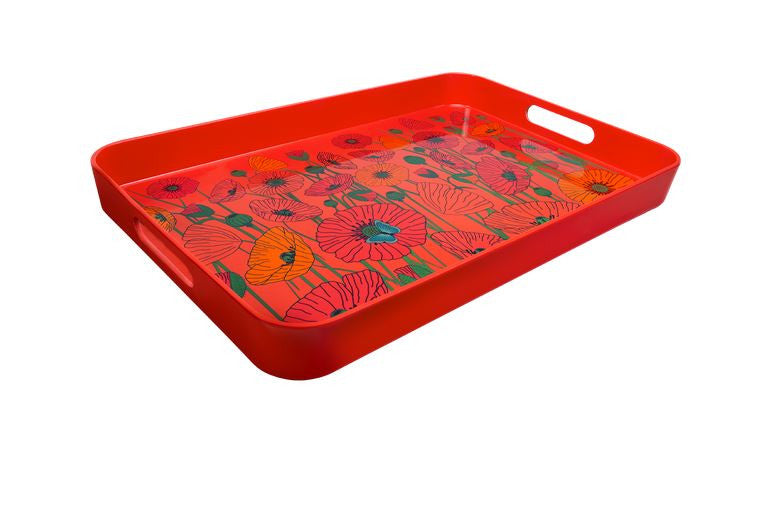 PLATEAU GRAND MODELE COQUELICOTS