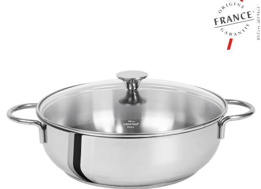 SAUTEUSE INOX DEUX ANSES