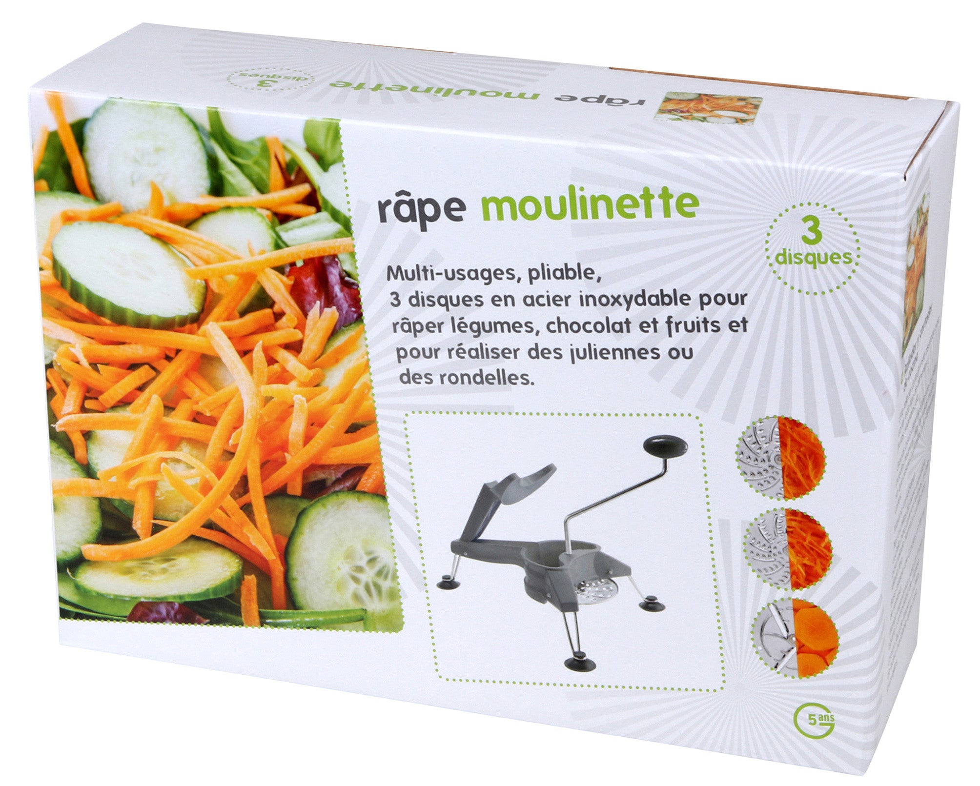 RAPE A LEGUMES MOULINETTE 3 DISQUES