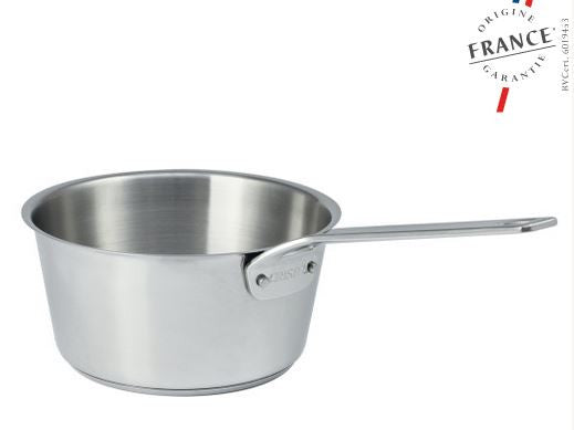 SERIE DE 3 CASSEROLES INOX BROSSE 1826