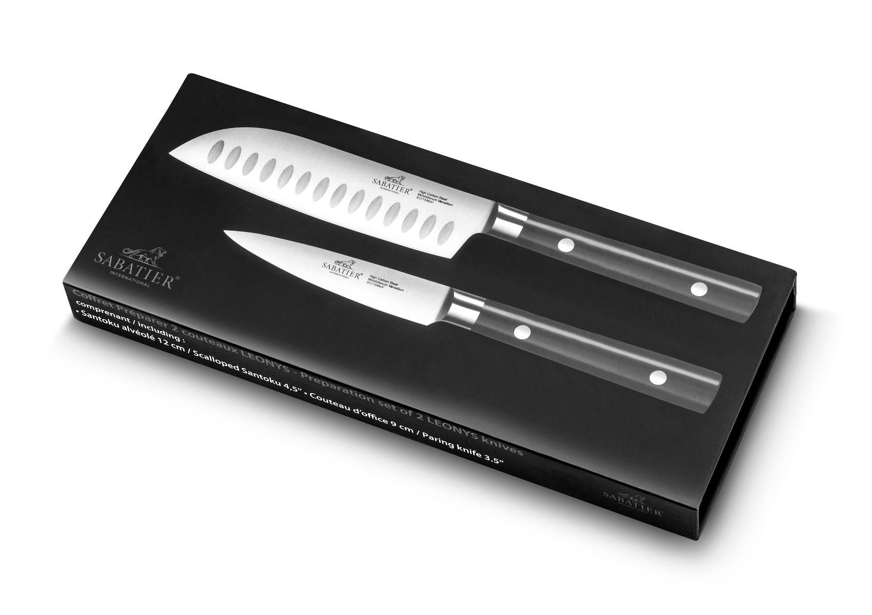 COFFRET 2 COUTEAUX SABATIER INTERNATIONAL LEONYS
