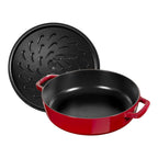 SAUTEUSE CHISTERA 24 CM ROUGE