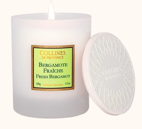 BOUGIE 180G BERGAMOTE FRAICHE
