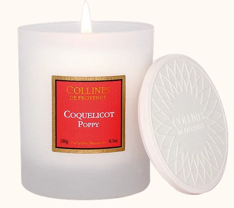 BOUGIE 180G COQUELICOT