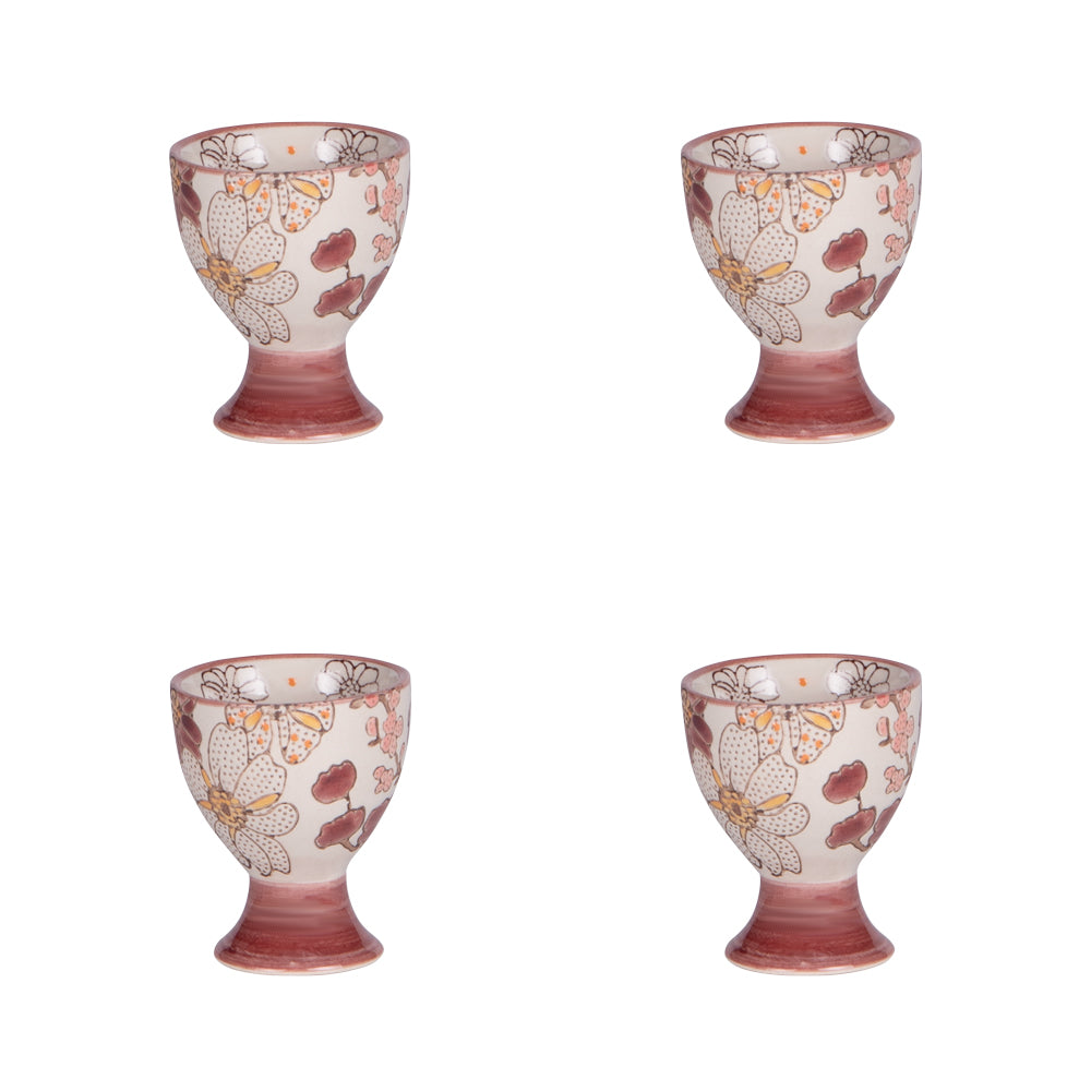 4 COQUETIER EN GRES KIYO