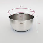 CUL DE POULE INOX  24CM