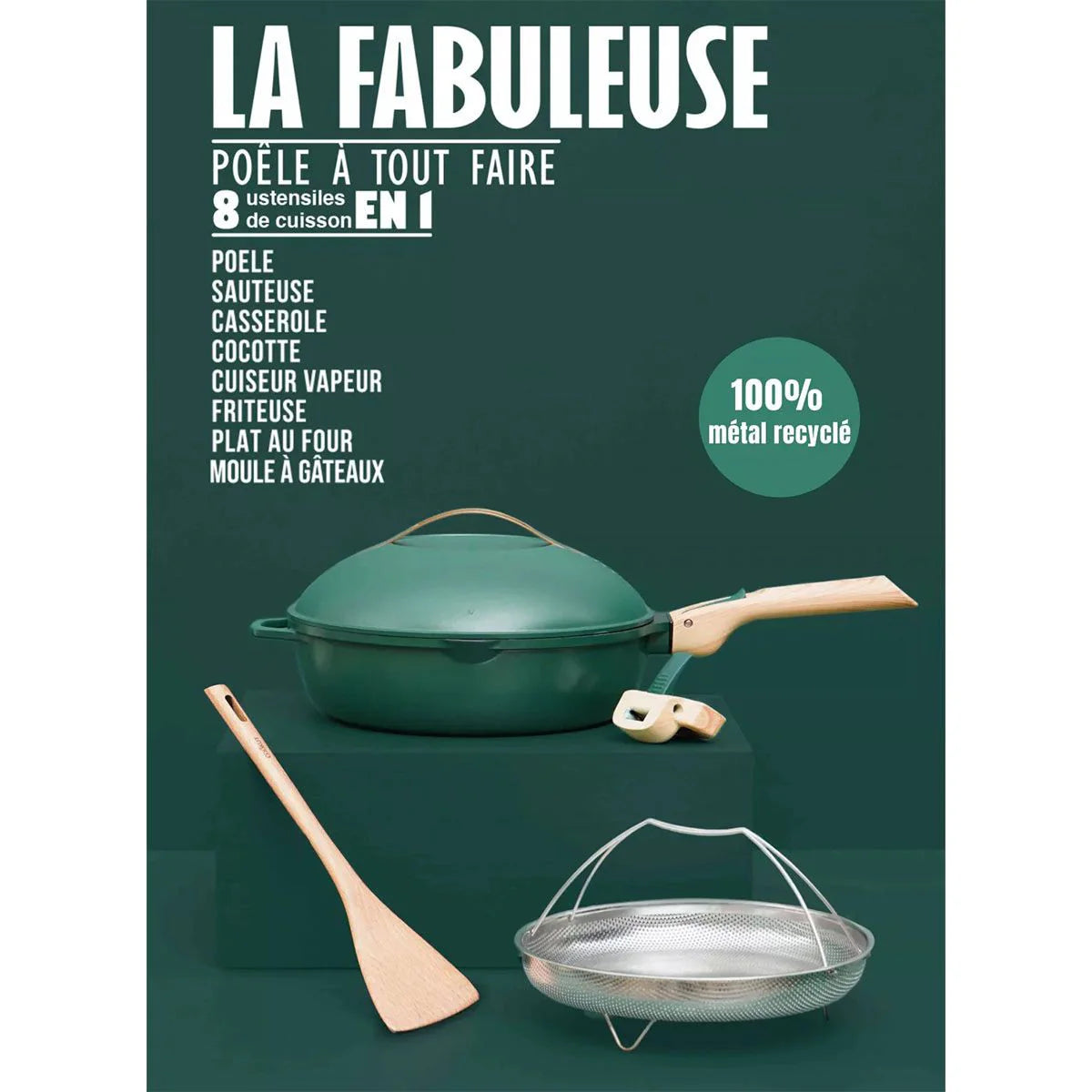 LA FABULEUSE POELE  COOKUT 28CM