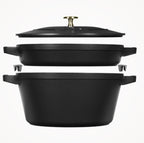 Set de poêle et cocotte en fonte