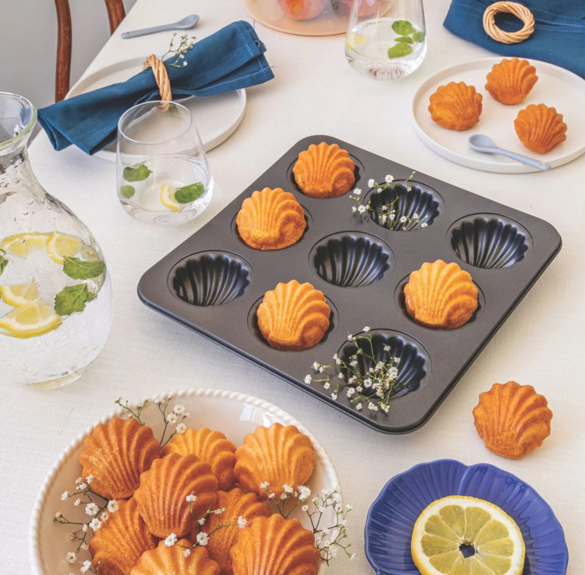 PLAQUE MADELEINE COQUILLAGES