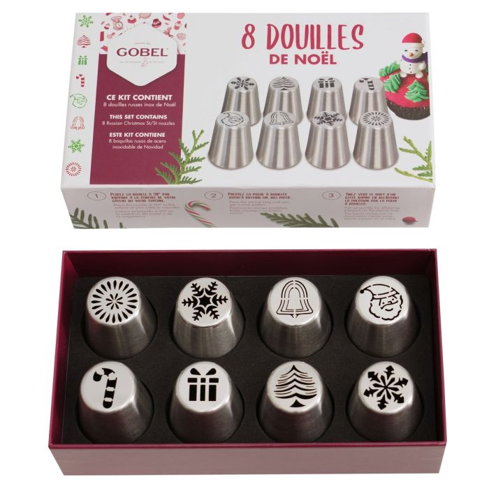 Coffret 8 douilles Noël