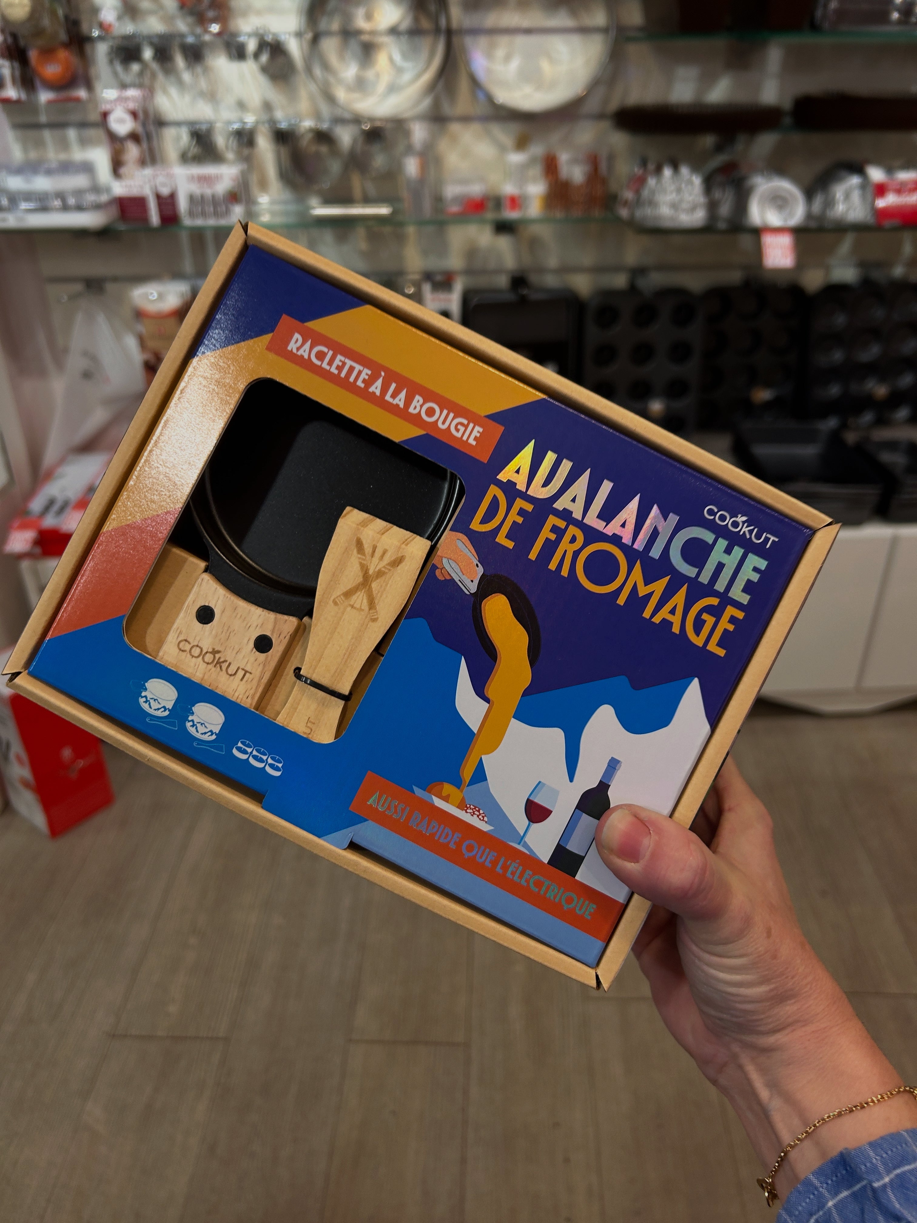 RACLETTE A LA BOUGIE POUR 2 PERSONNES - Avalanche de fromages