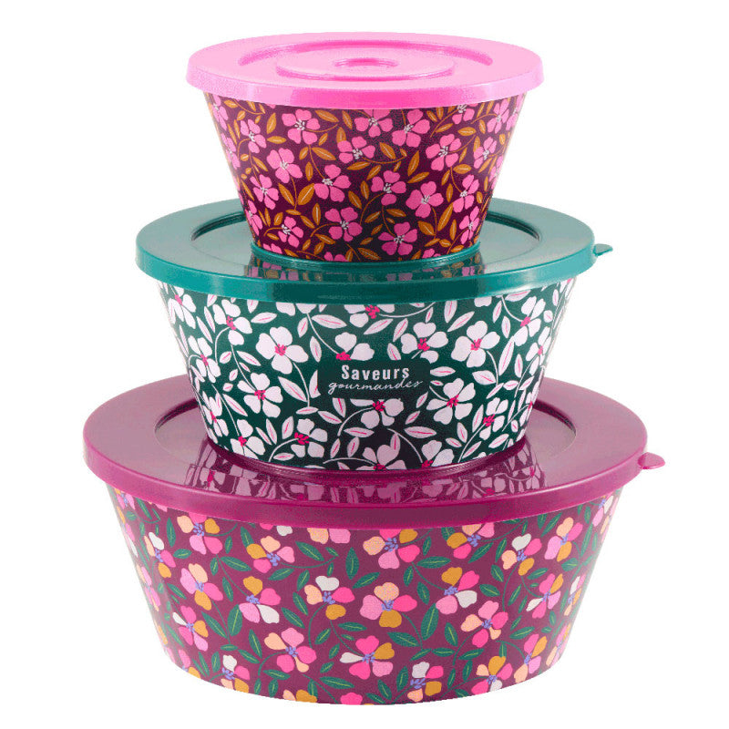 SALADIERS  X3 EMPILABLES chat bonheur