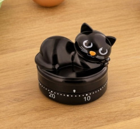 MINUTEUR CHAT NOIR