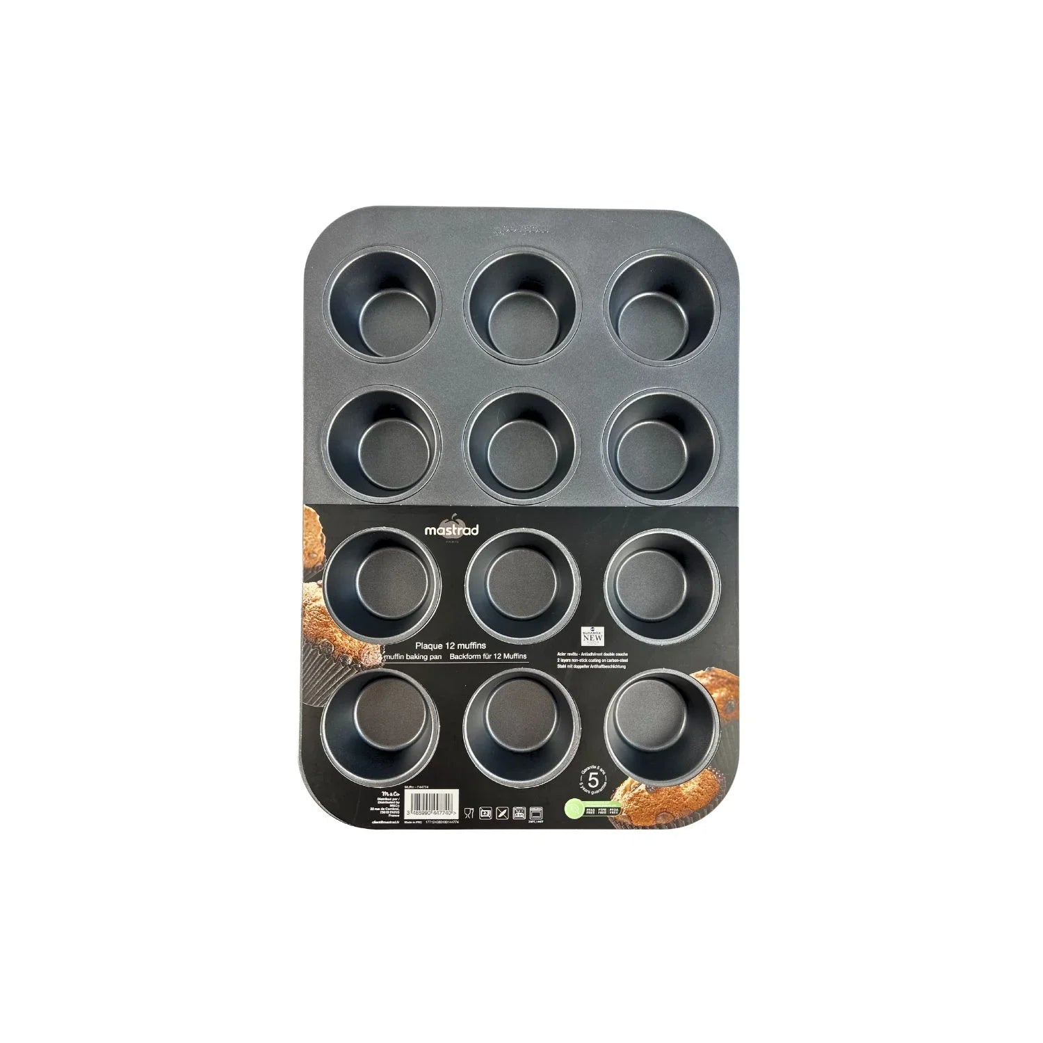 MOULE METAL 12 MUFFINS