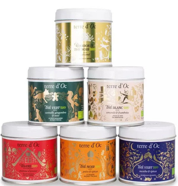 COFFRET DE 6 THES BIO DE NOEL