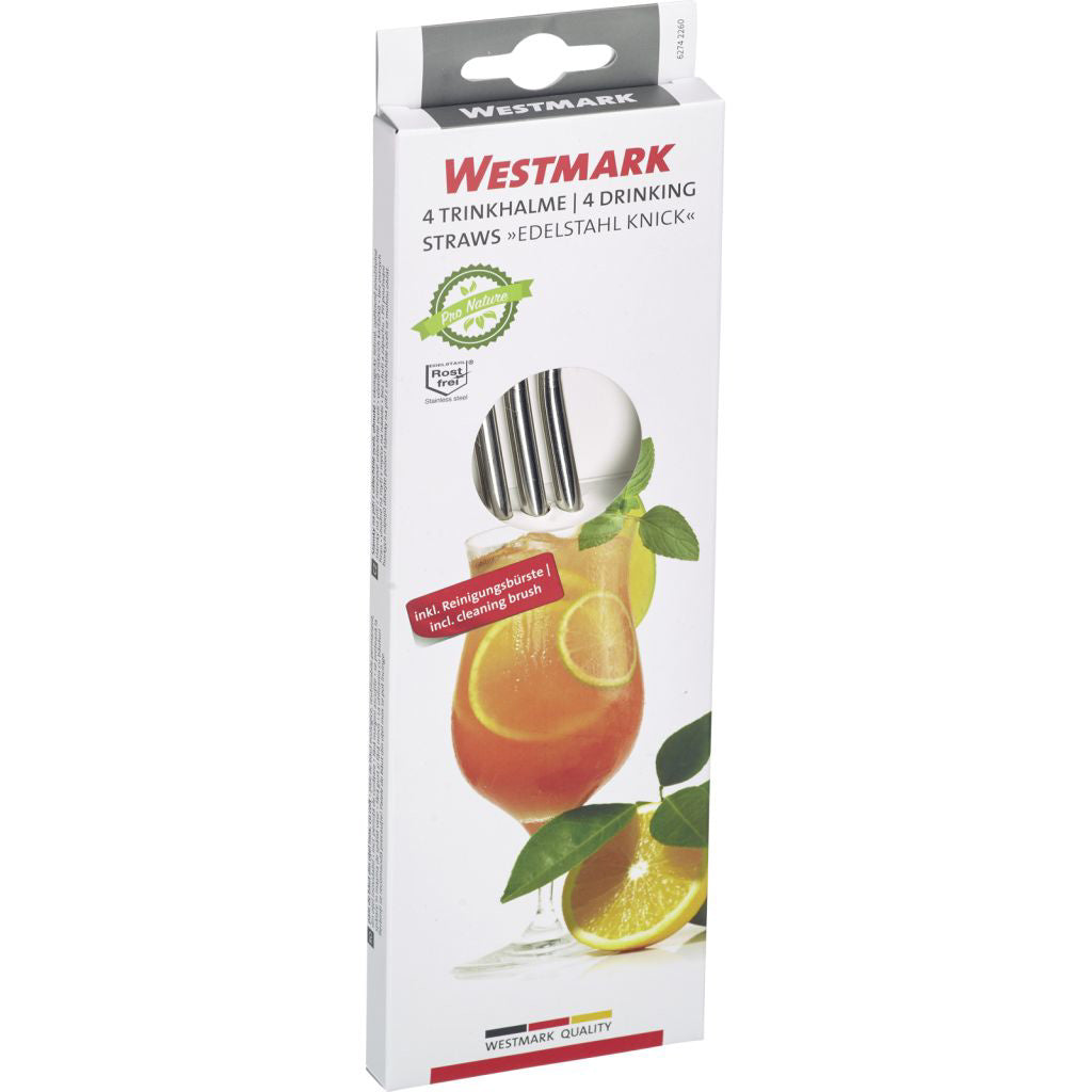 PAILLE EN INOX COUDEE X4